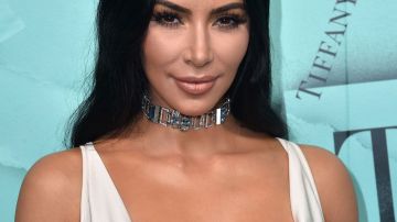 Kim Kardashian en una gala en Nueva York.