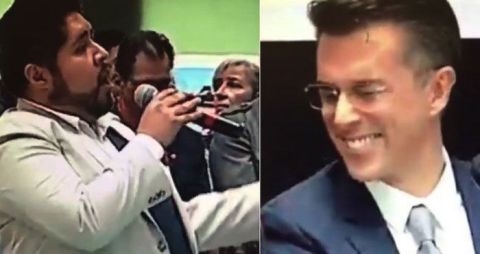 Sergio Mayer causa polémica.