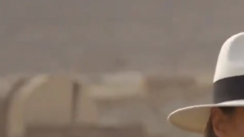 La primera dama durante su visita a Egipto