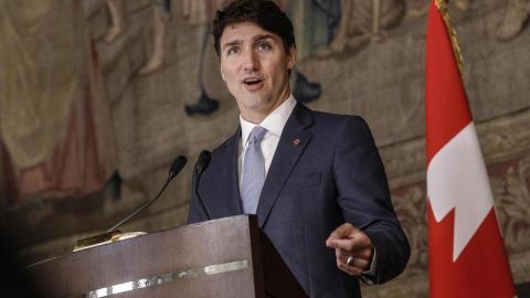 Justin Trudeau, primer  ministro de Canadá