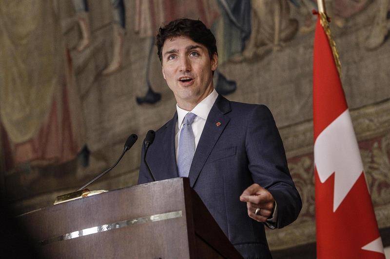 Justin Trudeau, primer  ministro de Canadá