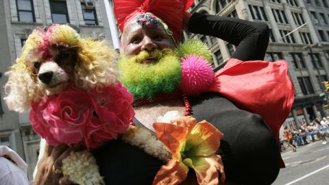 Ms Colombia siempre estaba acompañada de sus ‘coloridas’ mascotas.