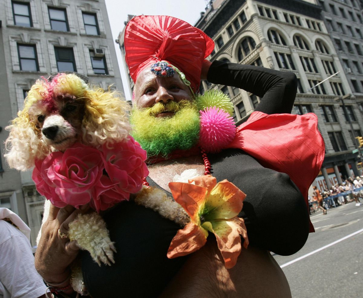 Ms Colombia siempre estaba acompañada de sus ‘coloridas’ mascotas. 