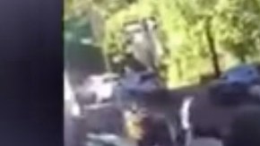 Escena de la pelea en Staten Island.