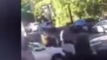 Escena de la pelea en Staten Island.