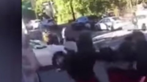 Escena de la pelea en Staten Island.