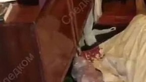 Parte del cuerpo de la víctima fue hallado en un edredón.