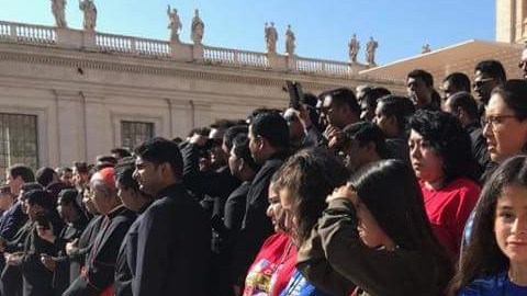 Jóvenes que forman parte de la Alianza Nacional TPS   viajaron al Vaticano para presenciar la canonización de Monseñor Óscar Arnulfo Romero.