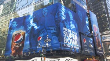 Pepsi es uno de los patrocinadores de la NFL y del Super Bowl
