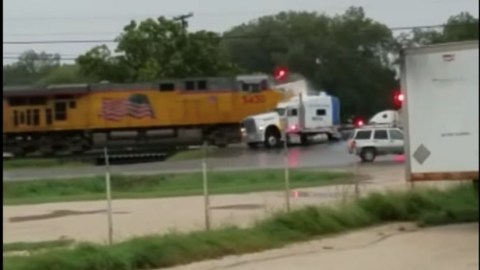 El impacto del tren. Captura