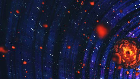 El huracán lo forman los vientos creados por la interacción entre la materia oscura de la Vía Láctea.