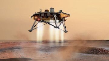 InSight entró en la atmósfera marciana a 19,800 km por hora.