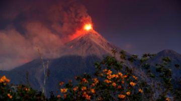 Volcán de Fuego en Guetamala