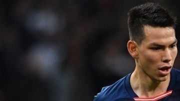 El futbolista mexicano del PSV Eindhoven Hirving Lozano.