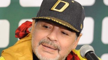 Diego Armando Maradona criticó desde México la situación que se vive en el fútbol y en general en su país.