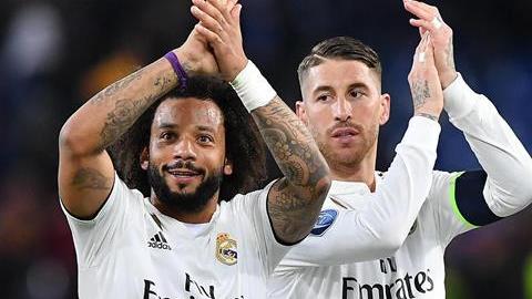 Real Madrid derrotó 2-0 al AS Roma