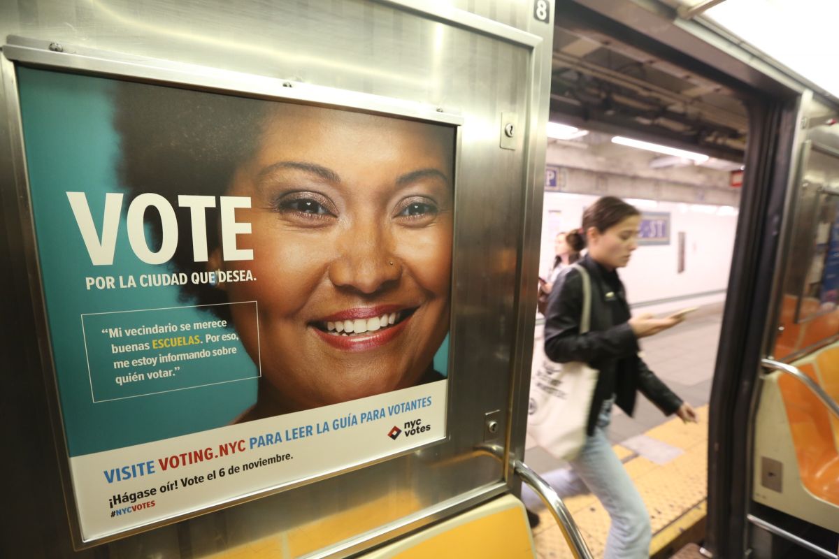 Hay más de 12 millones de neoyorquinos que pueden votar. 