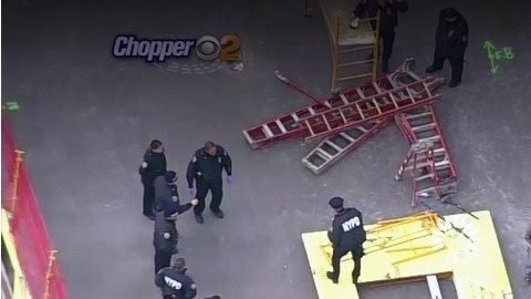 Imagen aérea del accidente