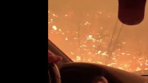 El Camp Fire de Chico. Captura