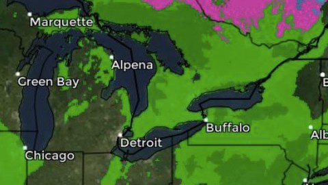 Lluvia en NYC. MapBox