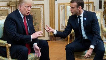 Crece la tensión entre Trump y Macron tras visita a Francia