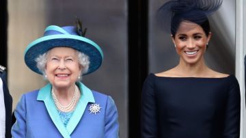 La reina Isabel II es feliz al lado de Meghan Markle.