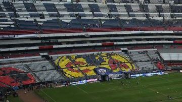 La cancha del Estadio Azteca en la actualidad.