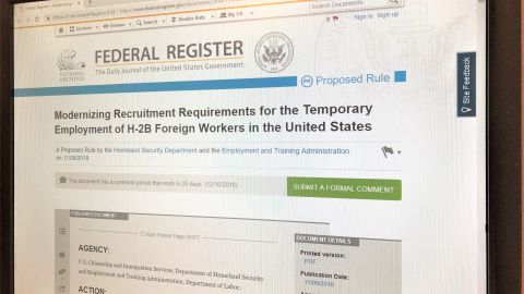 El anuncio fue publicado en el Registro Federal.