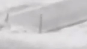 El momento que los inmigrantes se entregaron. Captura