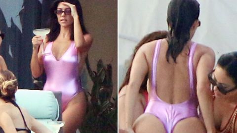 Kourtney Kardashian en México.