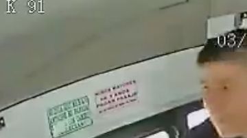 Los hechos quedaron grabados en una cámara de videovigilancia dela unidad.