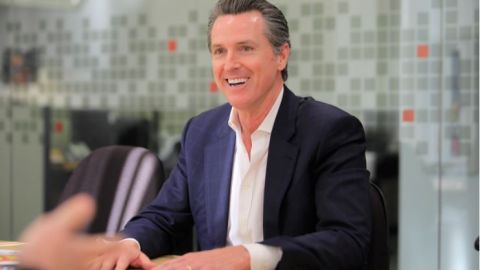 Gavin Newsom va a la delantera para gobernador de California. (Archivo)