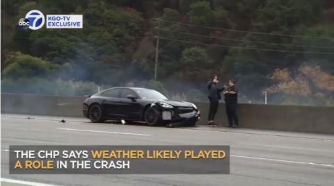 El porsche de Stephen Curry sufrió daños de consideración
