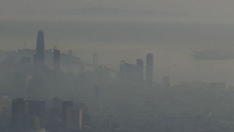 No es niebla, es el humo de un incendio a 150 millas. Change.Org