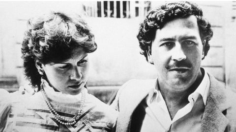 Pablo Escobar junto a su esposa, María Victoria Henao.