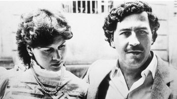 Pablo Escobar junto a su esposa, María Victoria Henao.