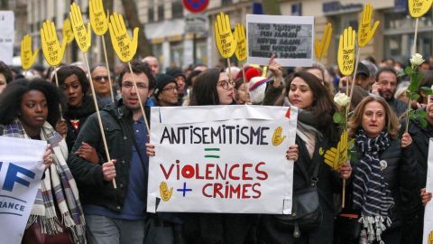 El antisemitismo es grave en Francia.