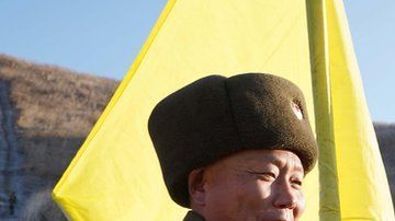 El histórico momento fue capturado por las cámaras.