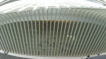 La estación fue incorporada al Oculus de  Santiago Calatrava, en el WTC