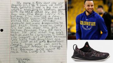 Carta de una pequeña fan del baloncesto a su ídolo.