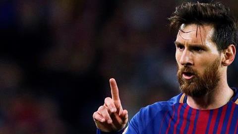 Leo Messi enfurecido. EFE