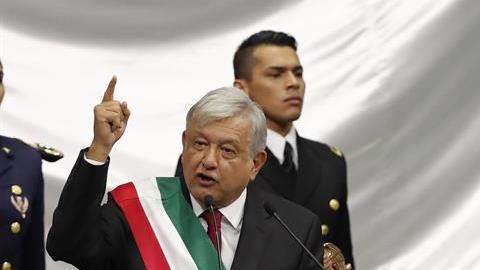 Andrés Manuel López Obrador protestó como presidente de México.
