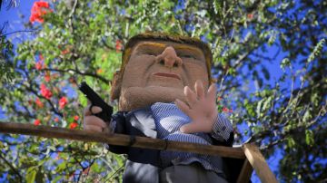 La imagen de Trump será quemada en Tegucigalpa para celebrar el fin del año.