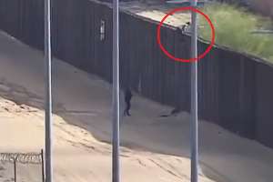 Un inmigrante mexicano murió tras caer de lo alto del muro fronterizo