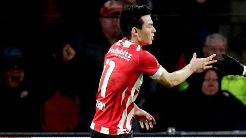 Hirving "El Chucky" Lozano cerró el 2018 con otro gol con el PSV Eindhoven