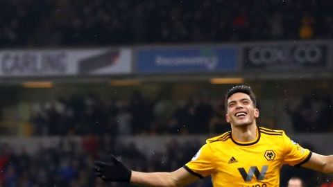 Raúl Jiménez abrió el marcador para el Wolves