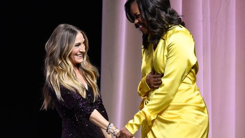 Michelle Obama cerró la gira de promoción de su libro.