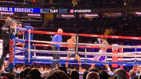 "Kingry" García dominó la pelea de principio a fin.