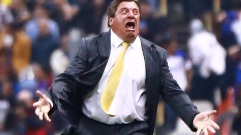 Miguel Herrera, director técnico de las Águilas del América.