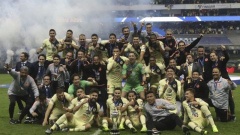 Las Águilas del América realizaron un excesivo festejo.